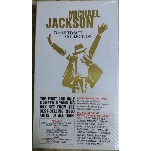4 Cd's + Dvd + Livro Michael Jackson The Ultimate Collection