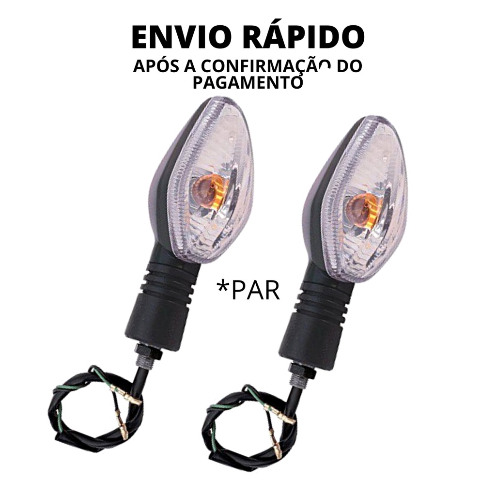 Par De Pisca Seta Nxr Bros Cg Titan Fan Cbx Cb Xre Mod Original Shopee Brasil