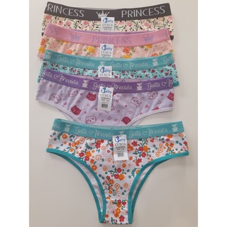 Kit 7 Calinha de cós grosso adulto algodão atacado para revenda cotton