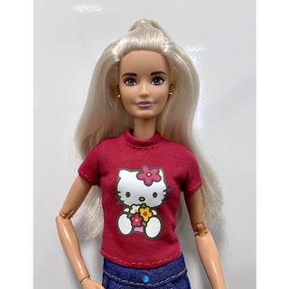 BARBIE - Roupas Hello Kitty - Camisola Vermelha