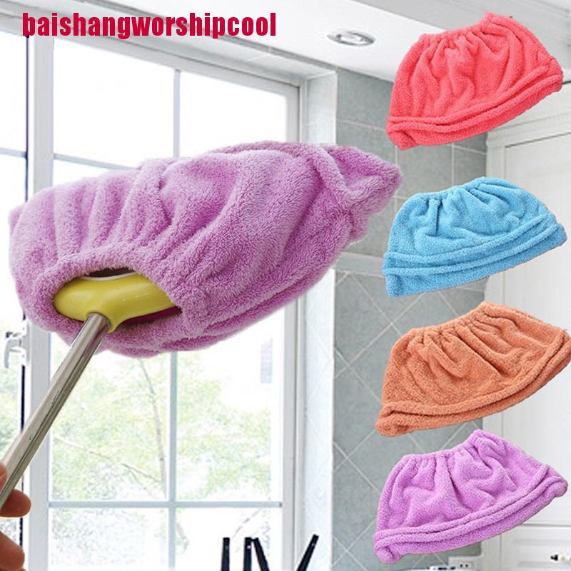 Vassoura De Veludo Coral Multifunções Pano De Mop Reutilizável Absorvente
