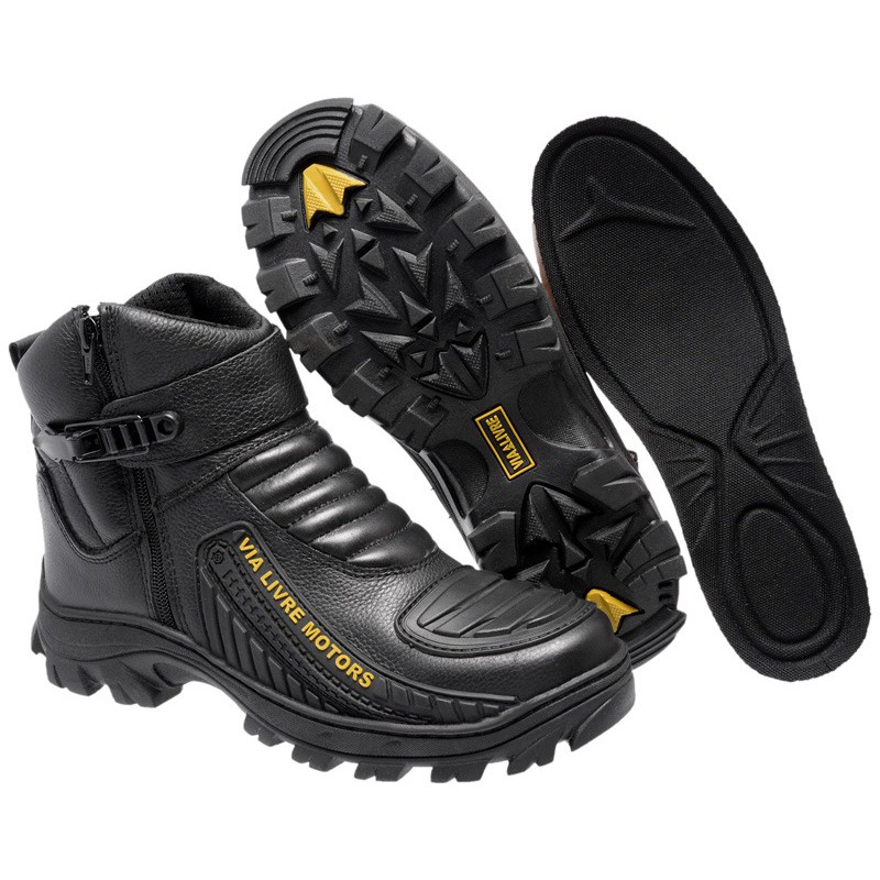 Bota andar clearance de moto