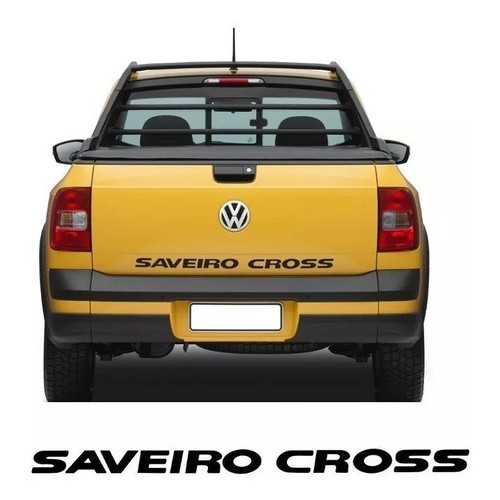 Saveiro G5 Cross Amarela rebaixada aro 20