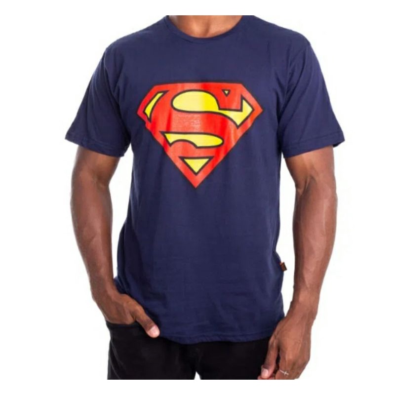 Camisa Compressão Superman Liga Da Justiça Bike Mma Corrida