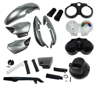Carenagem Titan 2002 2003 Prata Completa Cg 125 Chumbo