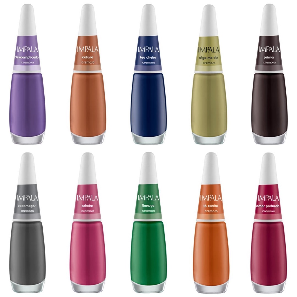 LANÇAMENTO IMPALA 2024 Cor da sua moda 3 Kit C/9 | Shopee Brasil