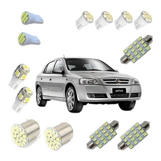 Kit Lampadas Led Astra 2003 A 2011 Teto Placa Farolete