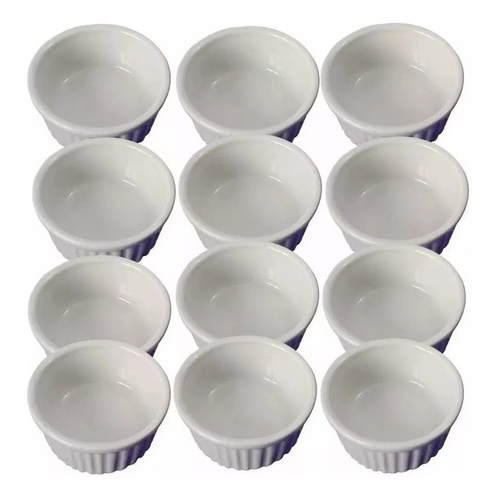 Ramekin Branco Canelado Ml Porcelana Para Buffet Shopee Brasil