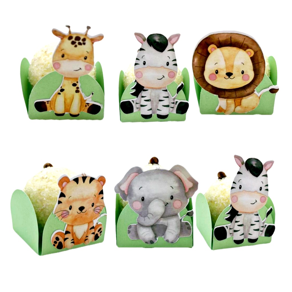 Forminhas Tema Safari Docinhos Brigadeiro