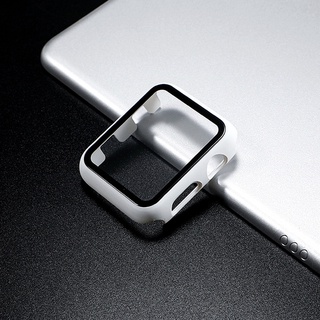 Compre 2-em 1 Quadro de PC Rígido + Temperado Caso de Relógio de Tela  Resistente a Riscos de Vidro Para Apple Watch Series 7 45mm - Preto da  China