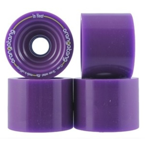 Roda Orangatang In Heat 75mm 80a 83a 86a - Skate Longboard