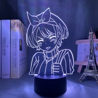 Anime Rent A Girlfriend Sarashina Ruka Figure Lâmpada Led Noturna1
