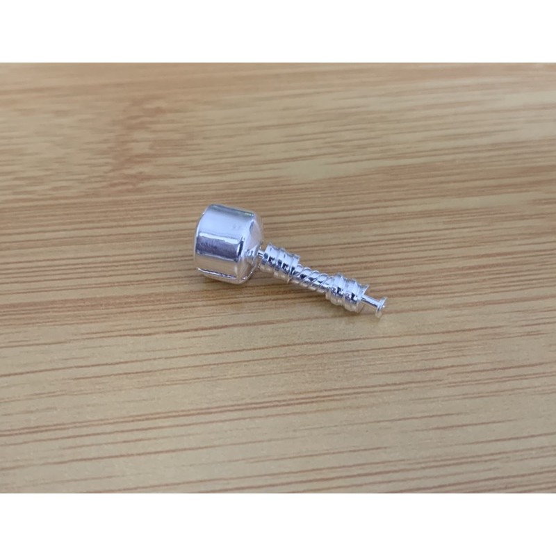 Extensor 2cm para Pulseiras de Berloques Pandora em Banho Prata