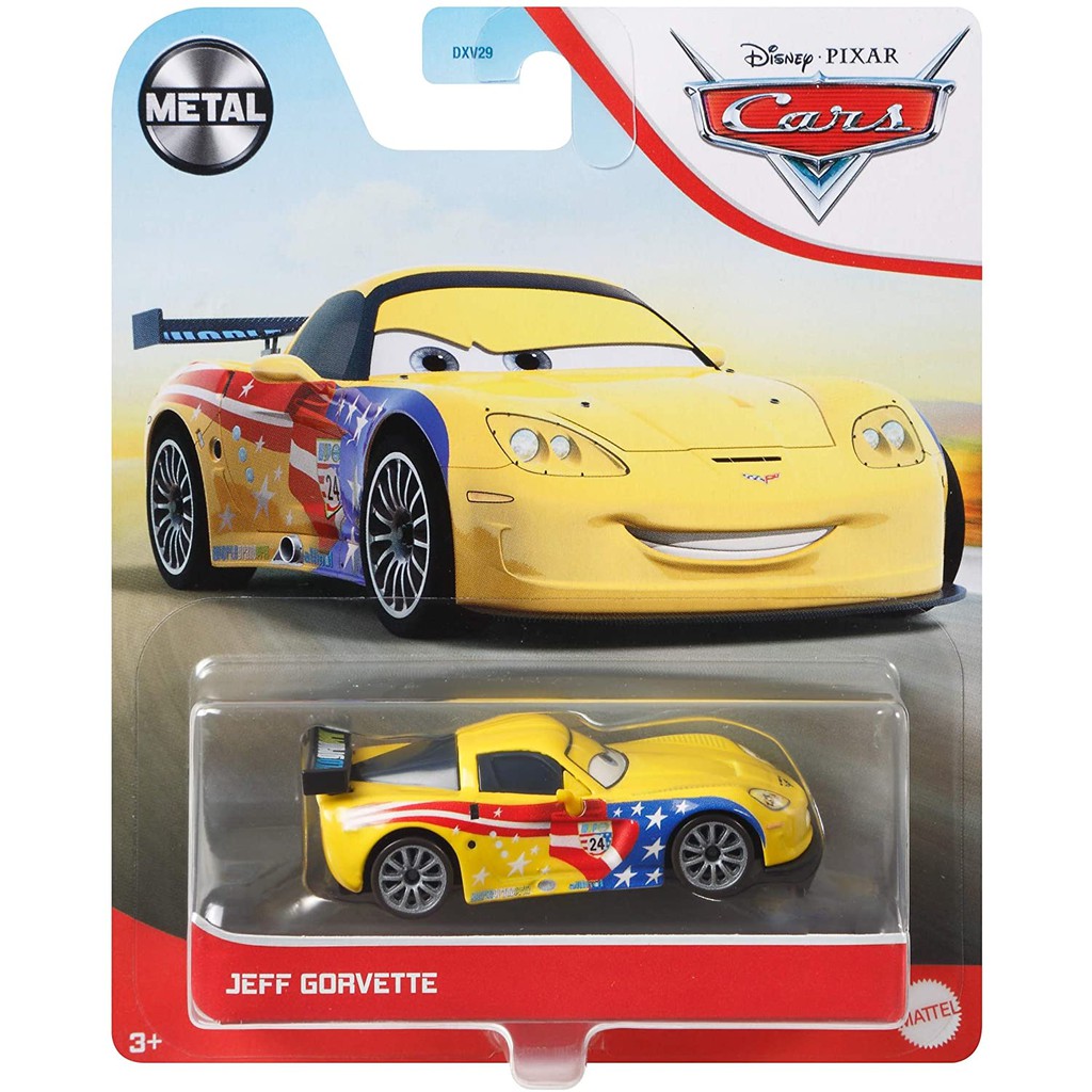 Disney Cars 2 Jeff Gorvette Corvette Original Mattel | Shopee Brasil