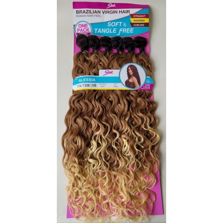 Cabelo Bio Vegetal Alessia Plus - Sleek Brazilian Virgin Hair