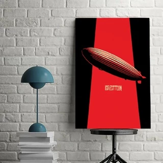 Quadro do Led Zeppelin Rock And Roll Bandas De Rock