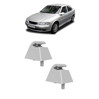 Par Grampo Suporte Quebra Sol Vectra 1994 1995 1996 1997 1998 1999 2000 2001 2002 2003 2004 2005 Cinza Claro