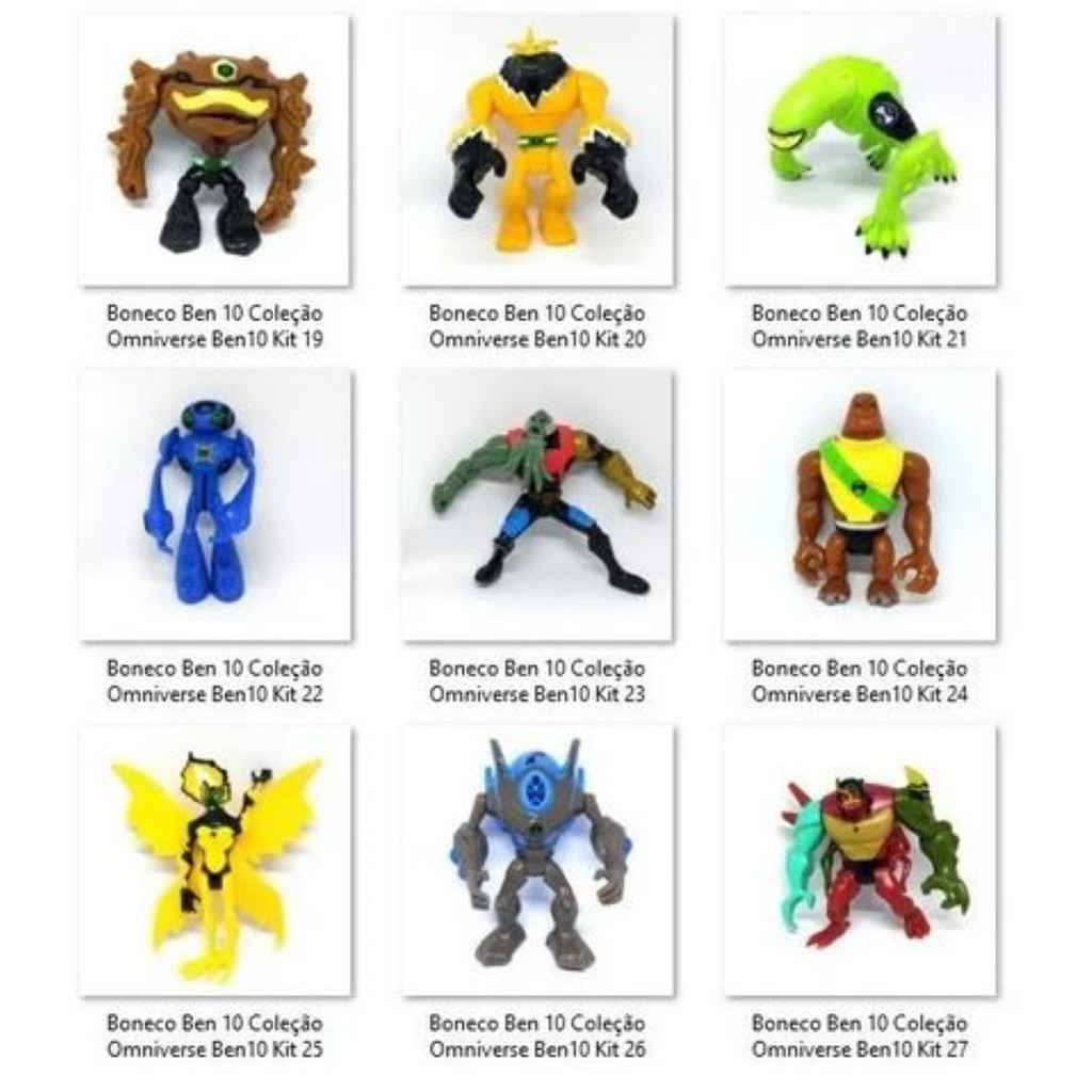 Brinquedo Ben 10 Aliens Ben 10 Brinquedo Infantil