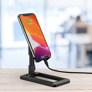 Suporte de Celular Tablet Universal Android IOS Retratil Ajustável de Mesa