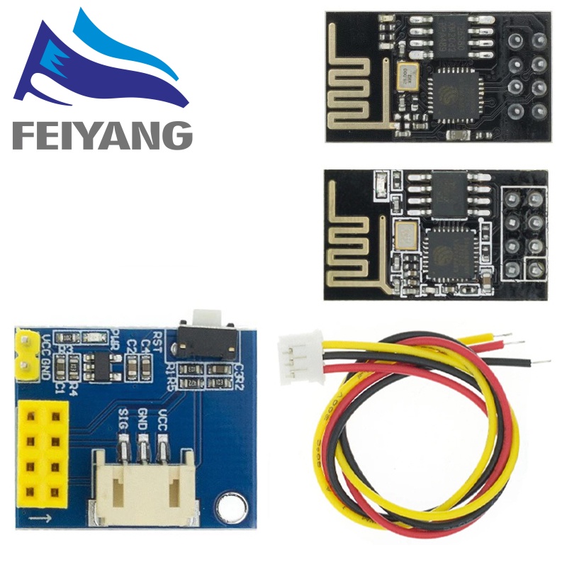 ESP8266 ESP 01 01S RGB LED Módulo Controlador Para IDE WS2812 Ring