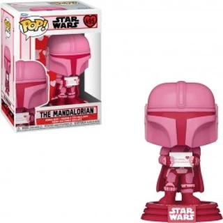 Funko Pop Star Wars Valentines The Mandalorian 495 Novo Original em Oferta na Shopee