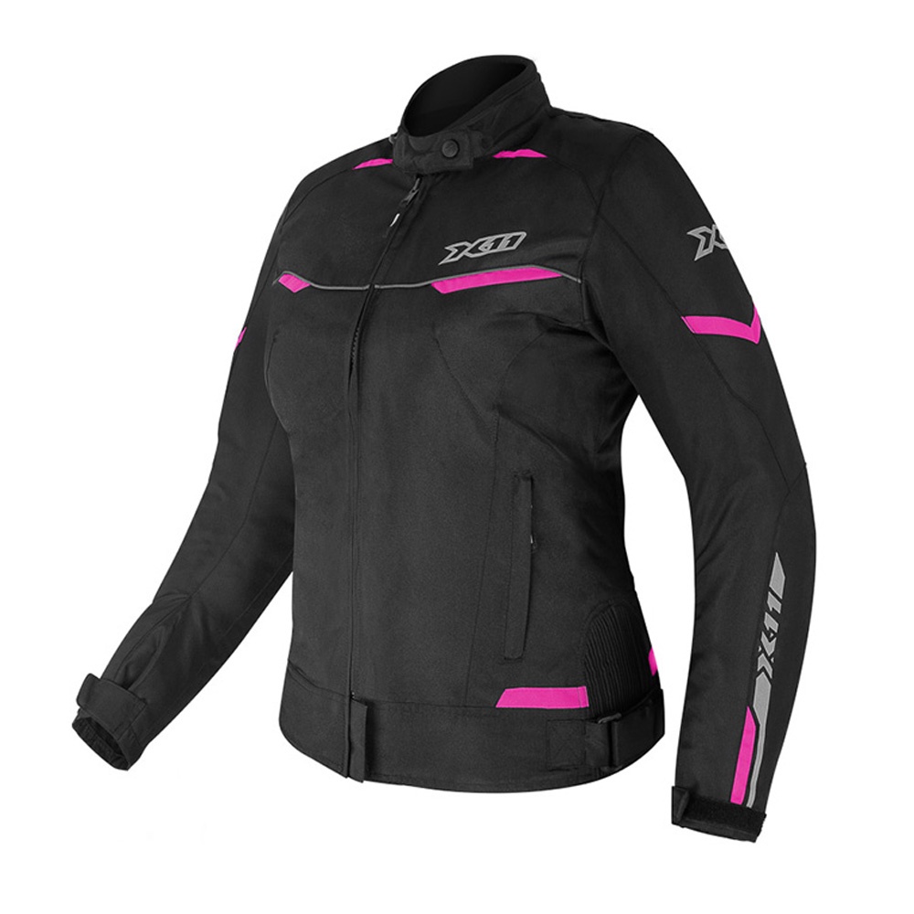 Jaqueta Feminina Motoqueiro Motociclista X11 Guard2 Rosa Moto Motoboy