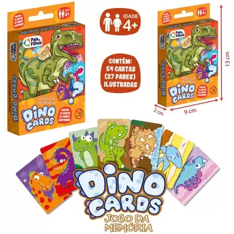 Cartão de jogo de memória da disney, dinossauro, cartas de batalha