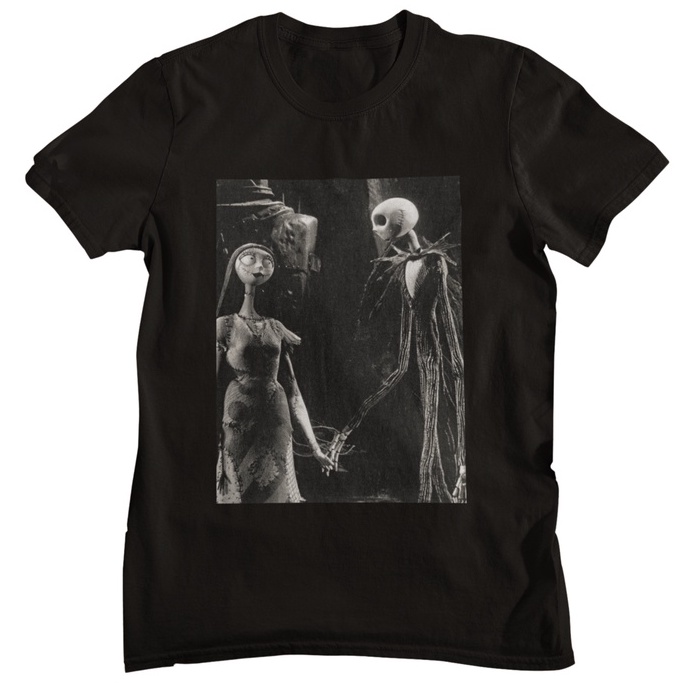 Camiseta Jack e Sally Nightmare Before Christmas Alternative