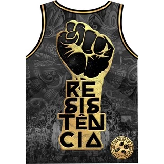 Camiseta Regata Personalizada Unissex Preta Samba Salgueiro Enredo Carnaval 2021 Resistência