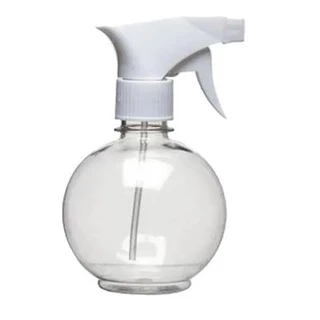 3 Borrifador 300ml Com Gatilho Branco Modelo Bolinha P/ Cabelereiros