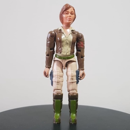 Boneco Comandos em Ação Gi Joe - Agente Secreta - Estrela - Anos 80