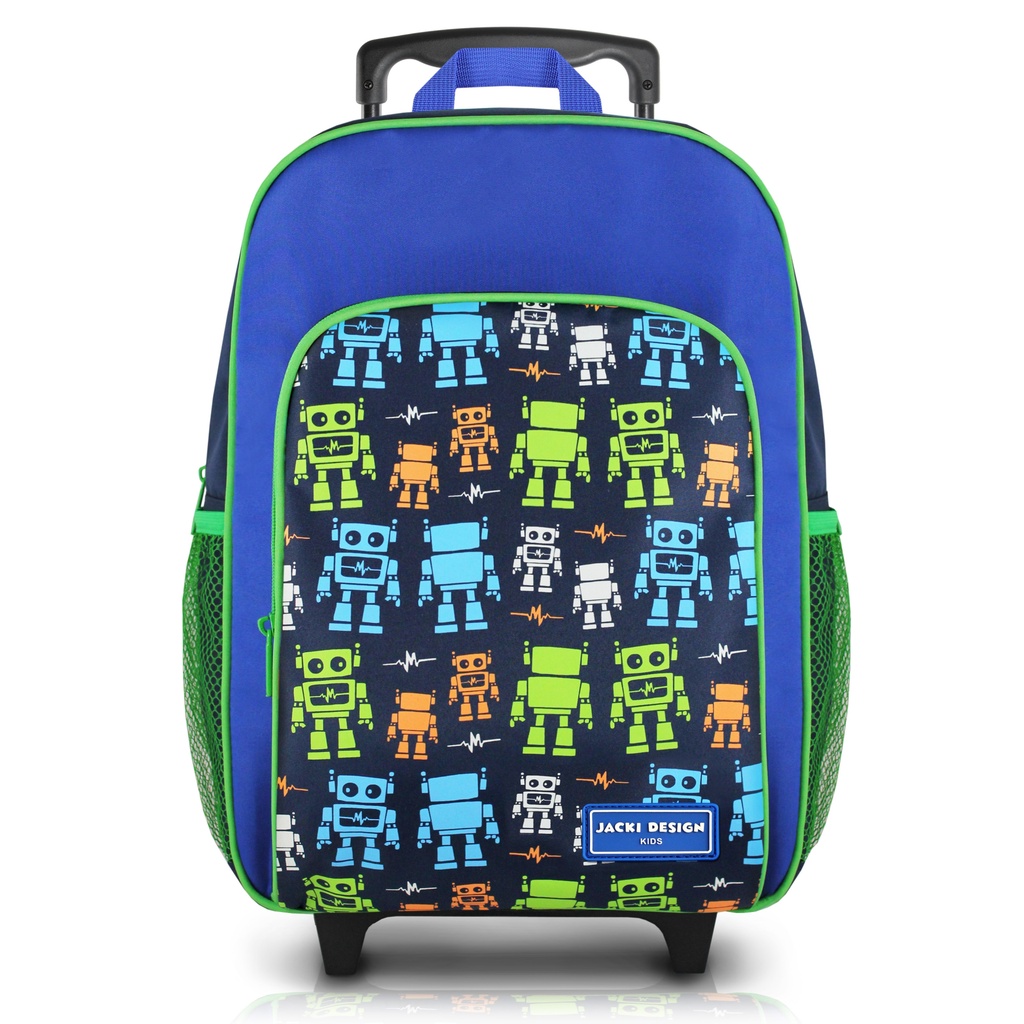 Mochila Escolar Infantil C/ Rodinha TAM G Menino Jacki Design | Shopee ...