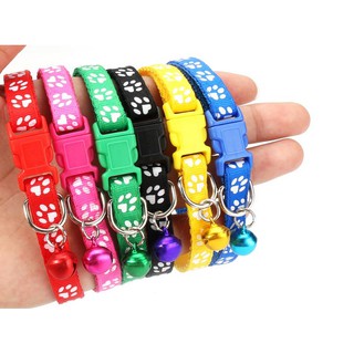 Kit Coleira Para Cachorros Pequenos E Gatos Ajustável C/ Guizo