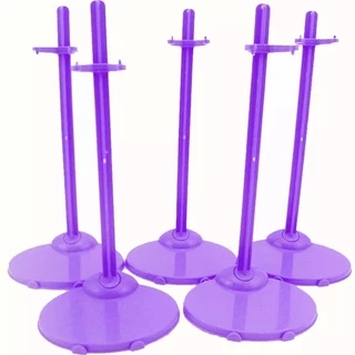 Lote 30 Suporte Roxo Para Boneca Barbie Monster High