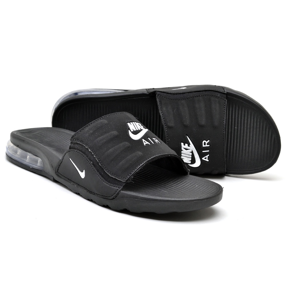 Chinelo Nike Masculino Slide Lançamento Gel Conforto Preto Pronta Entrega