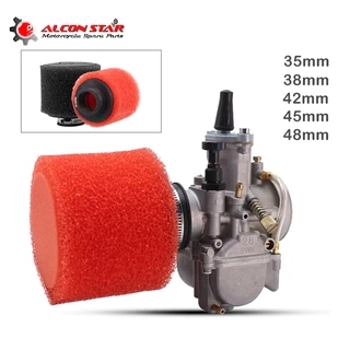 32mm 35mm 38mm 42mm 45mm 48mm Dobrar Cotovelo Pescoço Espuma Filtro De Ar Da Motocicleta Esponja Mais Limpo Moped Scooter Sujeira Pit Bike