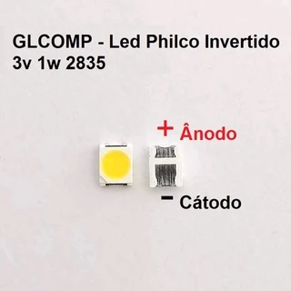 Led Smd Tv Philco 3v 1w 2835 Invertido 200 Peças