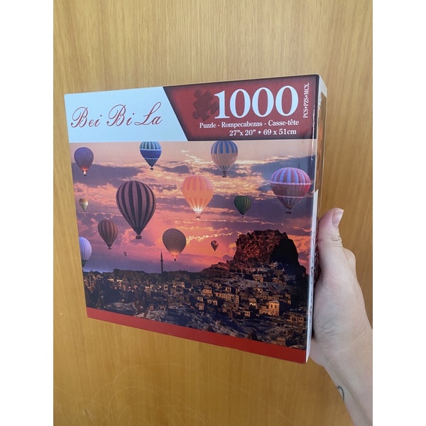 Jigsaw Puzzle 1000 Peças quebra cabeca para Adultos, Balão de Ar Quente no  Jogo do Quebra-Cabeça sunset, Bom Presente para Crianças Idosas Adultos