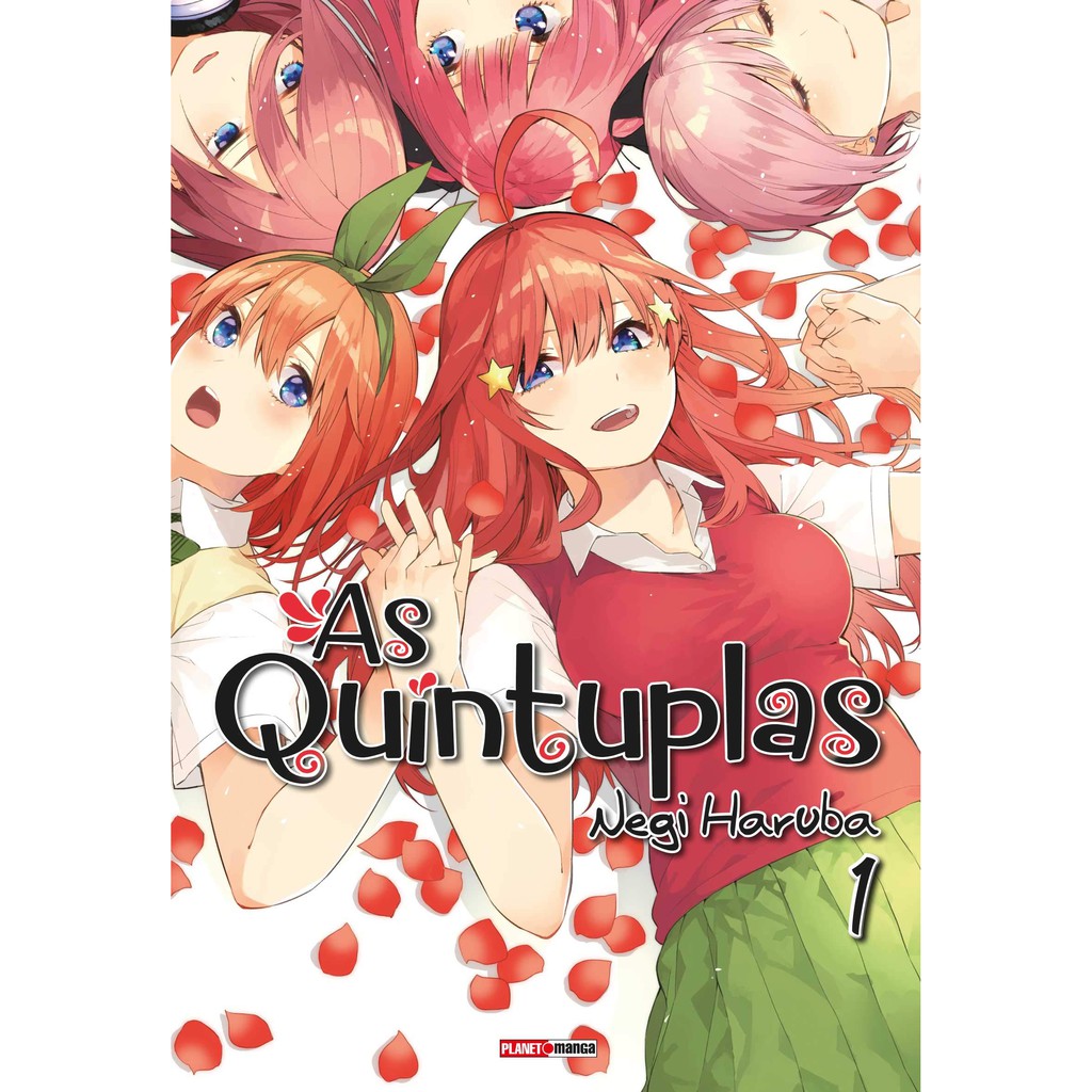 Mangá As Quíntuplas 1 ao 9 (volumes avulsos) Lacrado - Em Português - As  Quintuplas