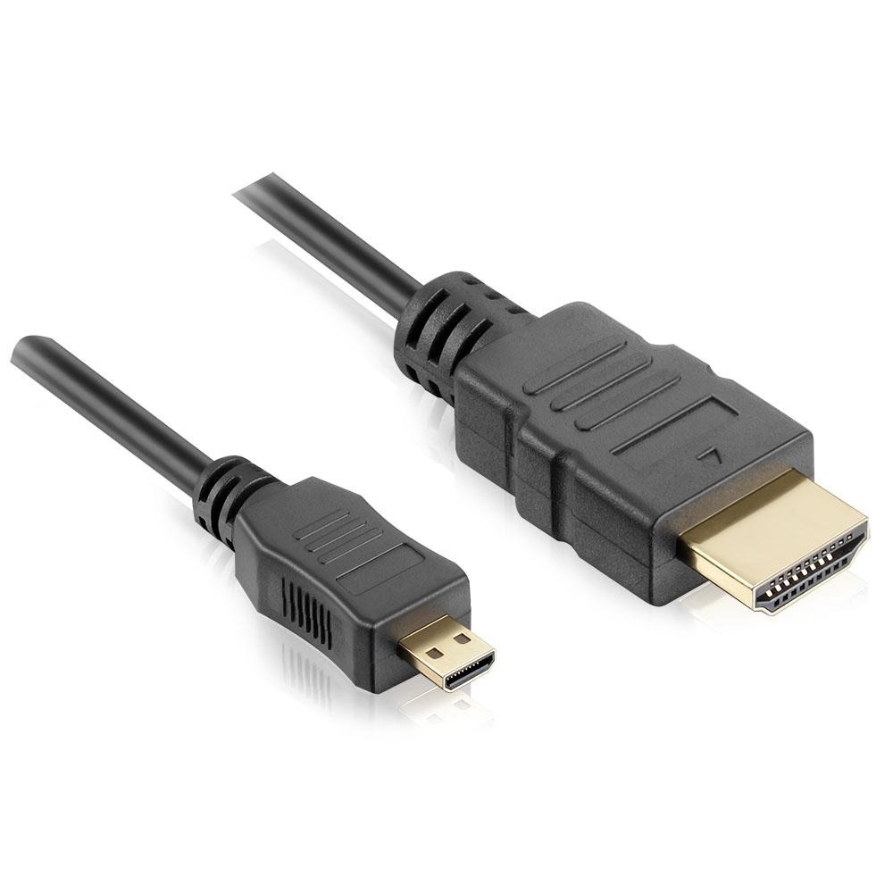 Cabo HDMI x V8 Conecta Celular na TV Alta Qualidade de Imagem 2 Metros