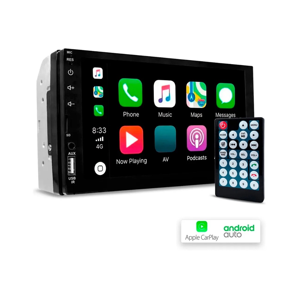 Central Multimídia MP10 Hunter com Android Auto e Apple Car Play ...