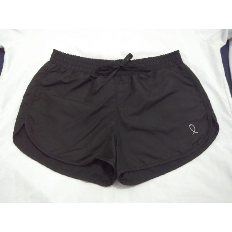 Short Tactel Feminino Cinza