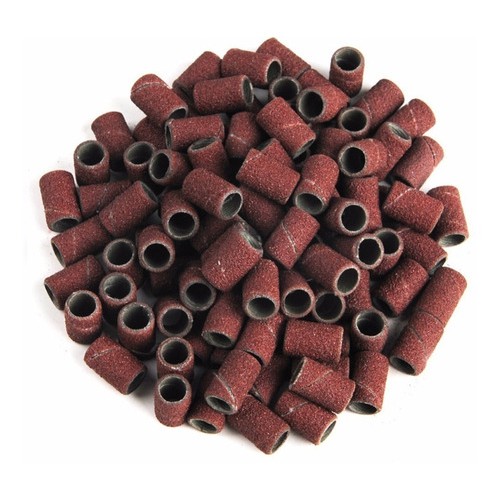 Kit 100 Refil Lixa Unha Acrigel Motor Eletrico Profissional 120 Média 6mm