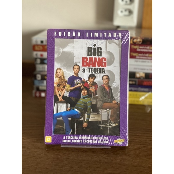 DVD Big Bang Theory - 3ª Temporada - Lacrado | Shopee Brasil