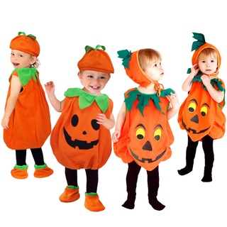 12565 Fantasia Abobora Halloween Infantil - Atacado Contini