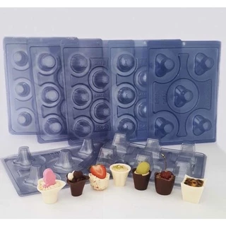 Formas BWB; Modelos de "Copos Mousse" e Copinhos diversos//
