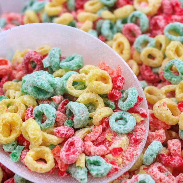 Kit C/100 Cereais Matinal Sucrilhos Alca Foods Sabores 60g