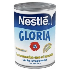 Leite evaporado / Leche evaporada Gloria en Brasil