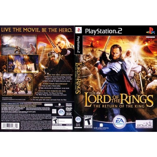 Copy of Lord of the Rings: The Return of the King (PS2 w/ MANUAL