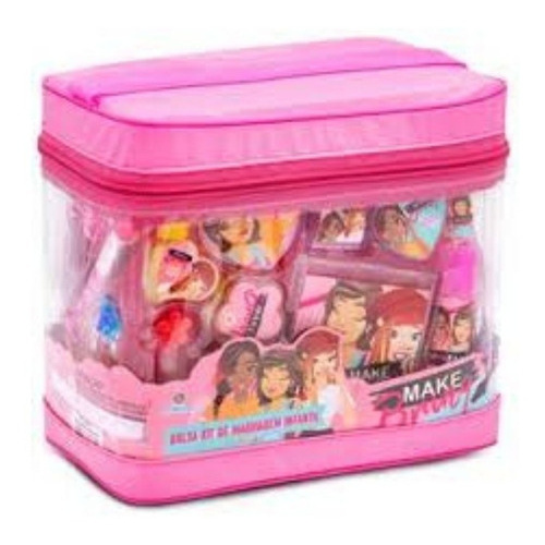 Brinquedo Infantil Kit Maquiagem para Boneca Little Beauty BAR-14222 -  Maquiagem Virtual